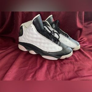 Old used Jordan 11’s. He got game
